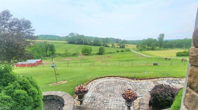 7360 Jones Rd, Nashport, OH 43830 - view of yard with a view of rural / pastoral area and a patio area