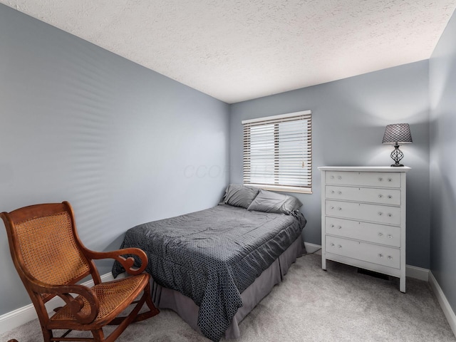 1835 Plains Blvd, Powell, OH 43065 - bedroom with a textured ceiling and light colored carpet