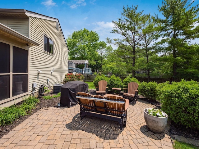 1835 Plains Blvd, Powell, OH 43065 - view of patio / terrace with a grill