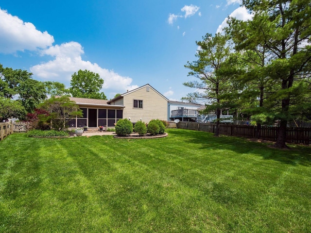 1835 Plains Blvd, Powell, OH 43065 - fenced backyard with a sunroom