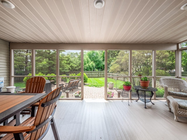 1835 Plains Blvd, Powell, OH 43065 - sunroom featuring outdoor dining area and healthy amount of natural light