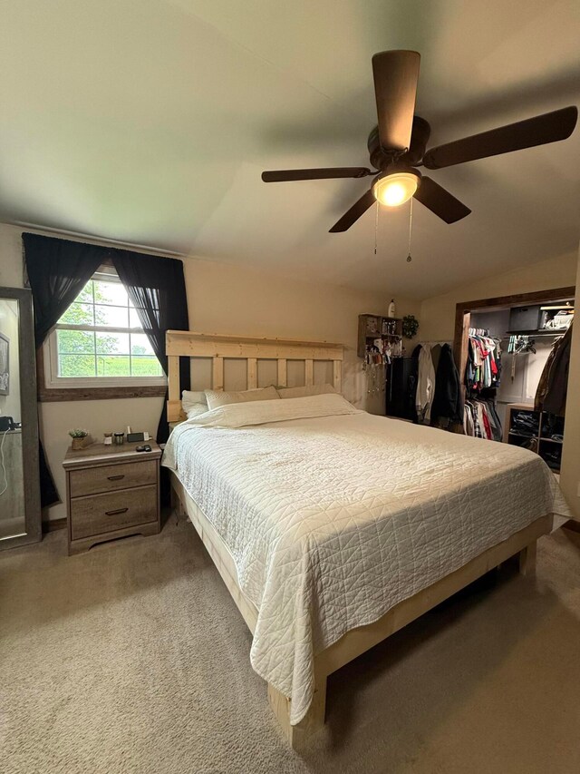1775 Shoshoni Dr, Circleville, OH 43113 - bedroom with carpet floors and ceiling fan