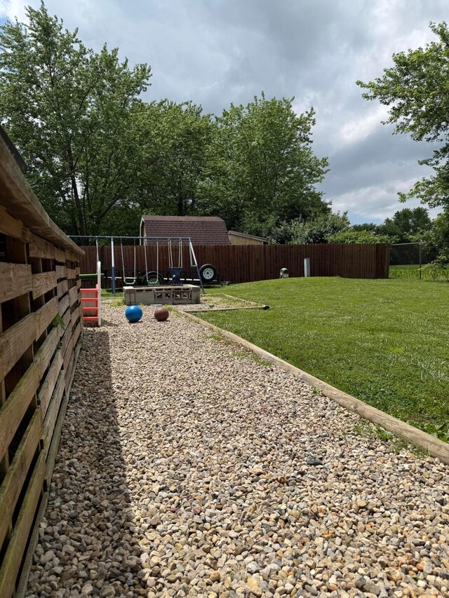 1775 Shoshoni Dr, Circleville, OH 43113 - view of yard featuring a playground