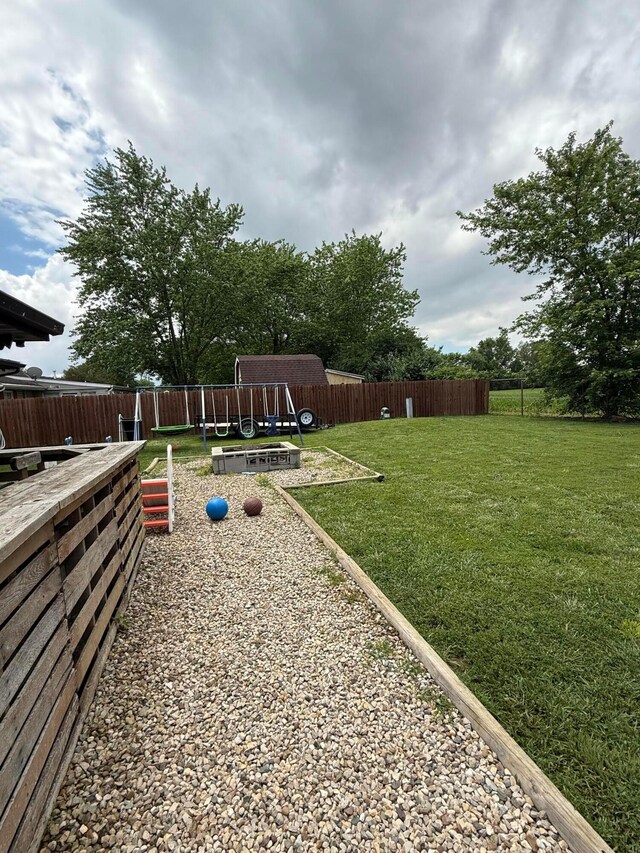 1775 Shoshoni Dr, Circleville, OH 43113 - view of yard featuring a playground