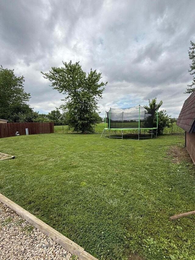 1775 Shoshoni Dr, Circleville, OH 43113 - view of yard featuring a trampoline