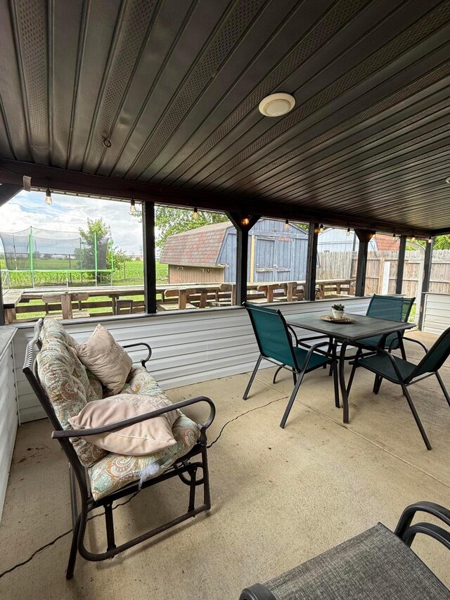 1775 Shoshoni Dr, Circleville, OH 43113 - view of patio with outdoor dining area