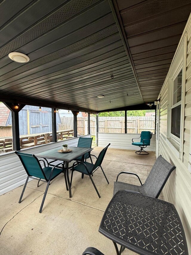 1775 Shoshoni Dr, Circleville, OH 43113 - view of patio / terrace with outdoor dining area