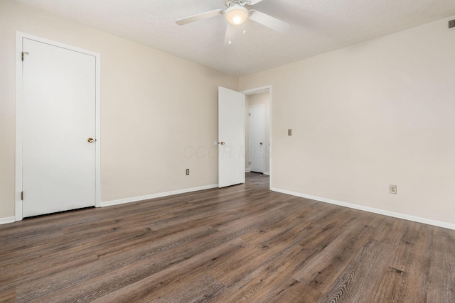 1955 Slaton Ct, Columbus, OH 43235 - unfurnished room with a ceiling fan, wood finished floors, and baseboards