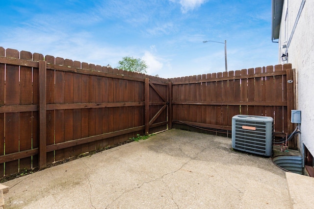 1955 Slaton Ct, Columbus, OH 43235 - view of patio featuring central AC