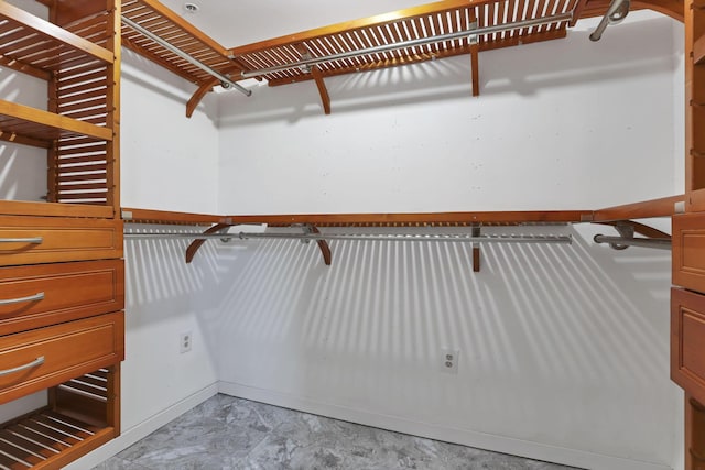 432 E Rich St Unit 4A, Columbus, OH 43215 - spacious closet featuring light marble finish floors