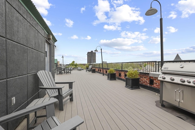 432 E Rich St Unit 4A, Columbus, OH 43215 - view of wooden terrace