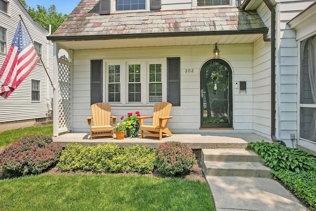 202 N Stanwood Rd, Bexley, OH 43209 - entrance to property with a high end roof and a porch