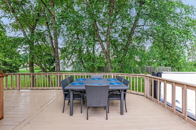 170 Nantucket Ave, Pickerington, OH 43147 - wooden deck with outdoor dining space