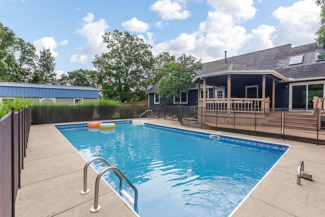 170 Nantucket Ave, Pickerington, OH 43147 - view of pool featuring a wooden deck