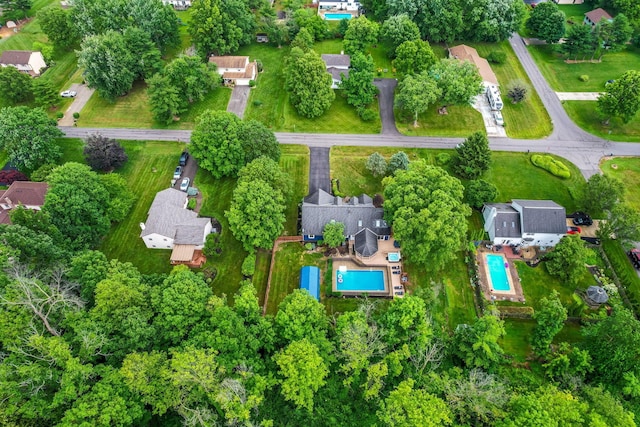 170 Nantucket Ave, Pickerington, OH 43147 - aerial view of property and surrounding area featuring a pool area