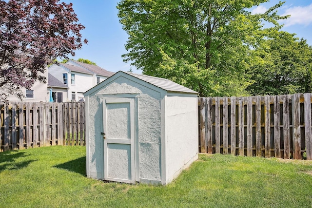 2147 Juneau Way, Grove City, OH 43123 - view of shed with a fenced backyard