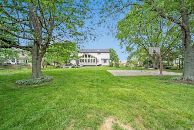 3040 Atoll Dr, Lewis Center, OH 43035 - view of yard with basketball hoop