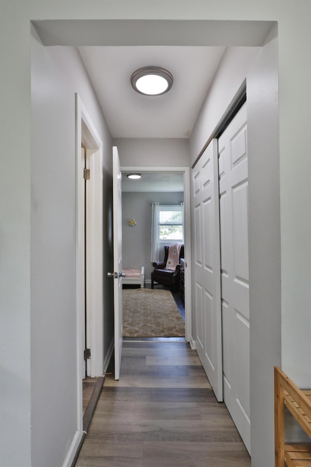 3216 Howey Rd, Columbus, OH 43224 - hallway featuring wood finished floors