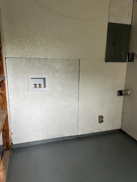 1416 Benson Dr, Columbus, OH 43227 - laundry room featuring electric panel and washer hookup