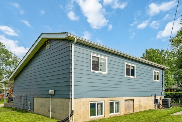 5452 Roche Ct W, Columbus, OH 43229 - view of property exterior with a central air condition unit