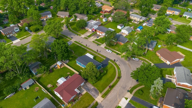 5452 Roche Ct W, Columbus, OH 43229 - aerial view of property's location featuring nearby suburban area