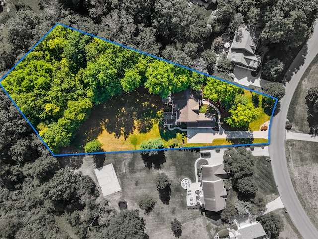 5839 Ketch St, Lewis Center, OH 43035 - aerial view of property's location featuring property parcel outlined