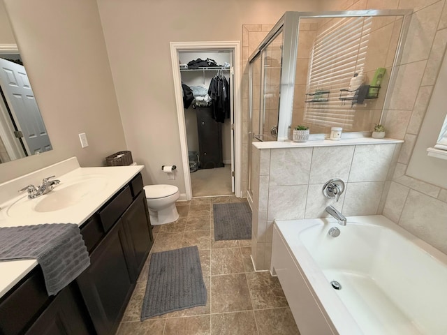2210 Tournament Way, Grove City, OH 43123 - full bath with vanity, a bath, a shower stall, and toilet