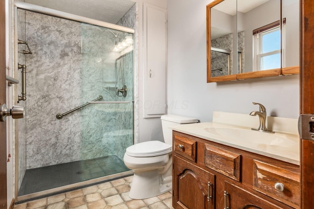 2655 Blendon Woods Blvd Unit 2644, Columbus, OH 43231 - full bathroom with toilet, vanity, and a stall shower