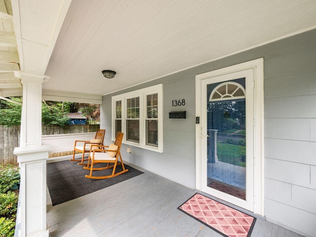 1368 Elmwood Ave, Columbus, OH 43212 - view of covered porch