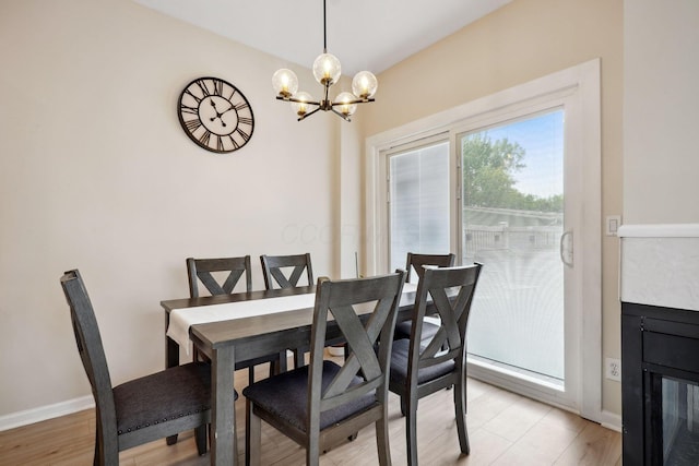 5535 Village Xing, Hilliard, OH 43026 - dining area featuring a chandelier and light wood finished floors