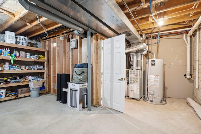 5535 Village Xing, Hilliard, OH 43026 - unfinished basement with water heater and heating unit