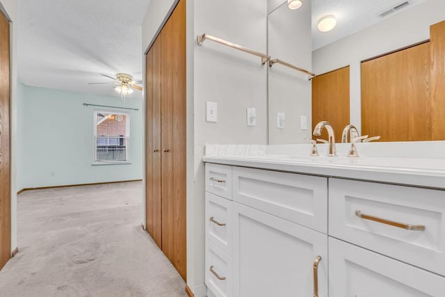 978 Kingsbury Ct, Newark, OH 43055 - bathroom with a ceiling fan and vanity