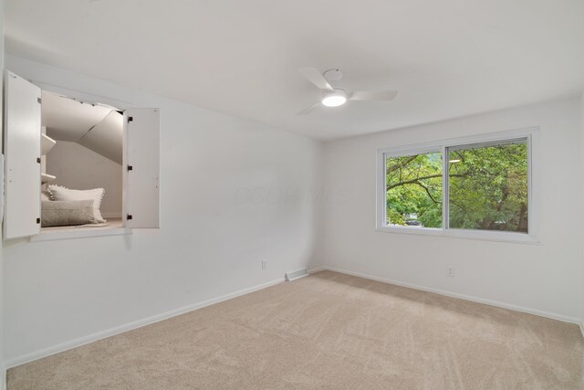 75 S Gould Rd, Columbus, OH 43209 - carpeted spare room with electric panel and ceiling fan