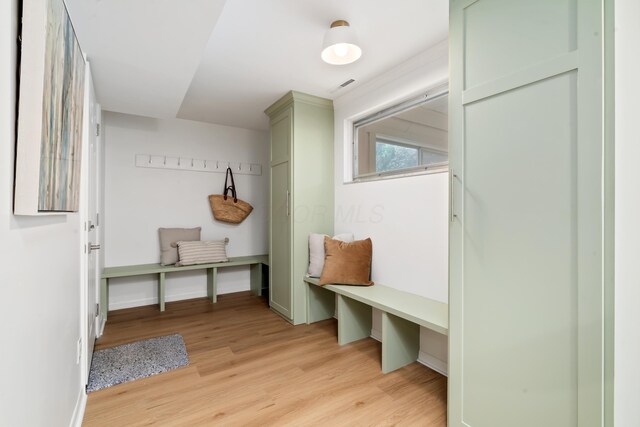 75 S Gould Rd, Columbus, OH 43209 - mudroom featuring light wood finished floors and baseboards