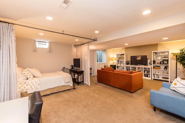 5893 Dunheath Loop, Dublin, OH 43016 - carpeted bedroom featuring recessed lighting and multiple windows
