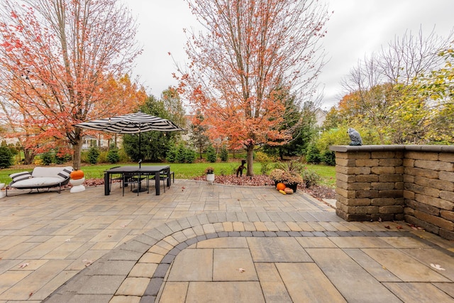 5893 Dunheath Loop, Dublin, OH 43016 - view of patio with outdoor dining area