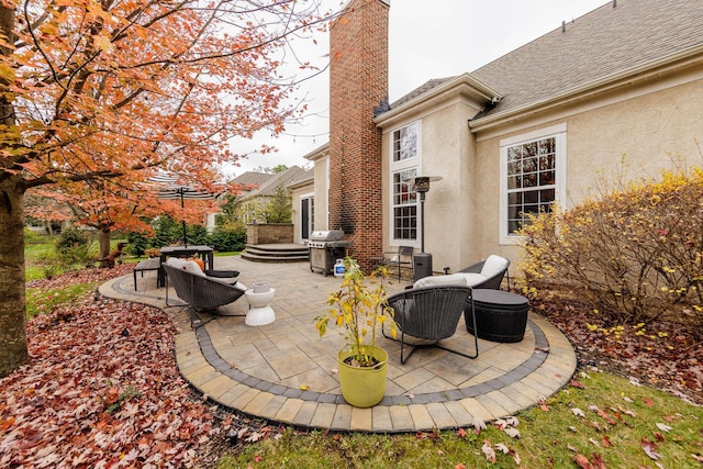 5893 Dunheath Loop, Dublin, OH 43016 - view of patio with area for grilling