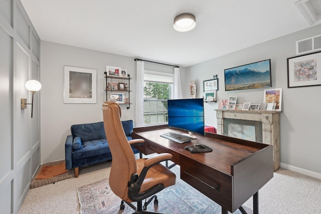 5893 Dunheath Loop, Dublin, OH 43016 - office with carpet and baseboards