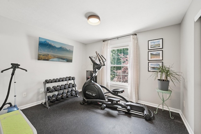 5893 Dunheath Loop, Dublin, OH 43016 - exercise room with baseboards