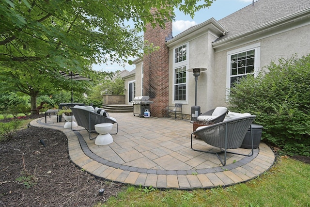 5893 Dunheath Loop, Dublin, OH 43016 - view of patio featuring area for grilling