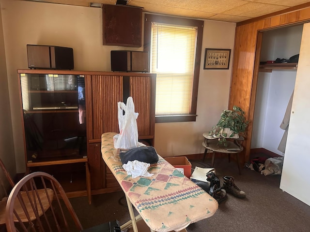 7365 Hayden Run Rd, Hilliard, OH 43026 - living area featuring carpet