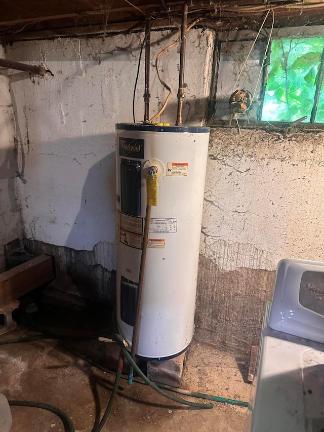 7365 Hayden Run Rd, Hilliard, OH 43026 - utility room featuring water heater