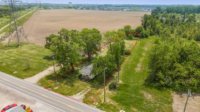 7365 Hayden Run Rd, Hilliard, OH 43026 - aerial overview of property's location featuring property boundaries highlighted