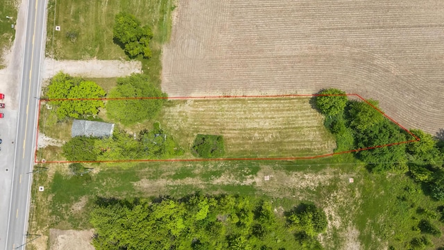 7365 Hayden Run Rd, Hilliard, OH 43026 - aerial view of property's location with property boundaries highlighted