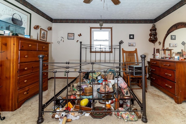 4019 Mink St SW, Pataskala, OH 43062 - carpeted bedroom with a textured ceiling