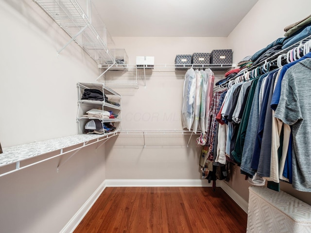 6165 Avocet Ct, Dublin, OH 43017 - spacious closet with wood finished floors