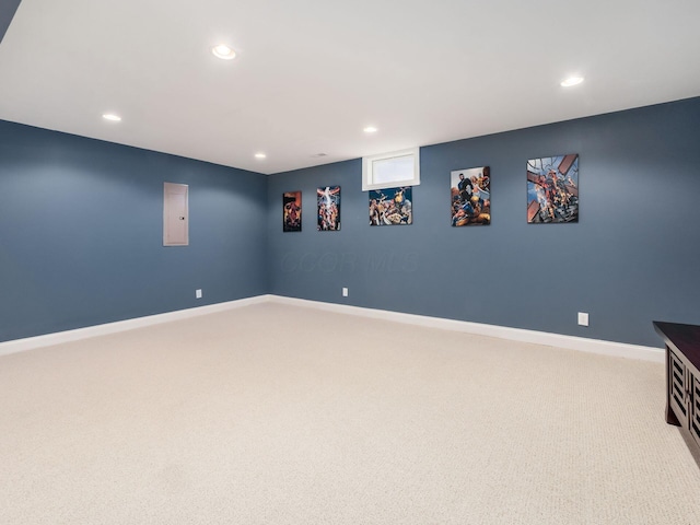 6165 Avocet Ct, Dublin, OH 43017 - empty room featuring carpet floors and recessed lighting