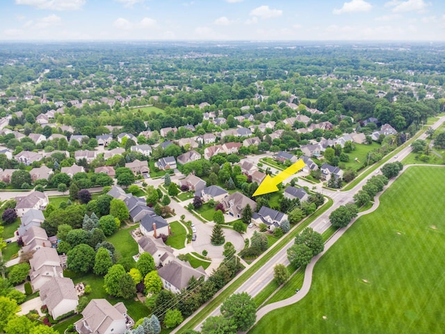 6165 Avocet Ct, Dublin, OH 43017 - aerial perspective of suburban area