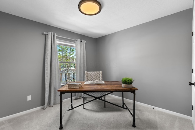 6166 Albany Crest Ave, New Albany, OH 43054 - home office featuring light colored carpet and baseboards