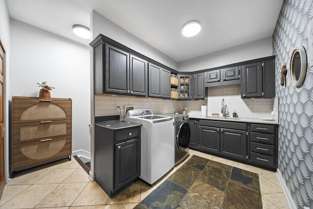 2946 Lewis Center Rd, Lewis Center, OH 43035 - laundry room with independent washer and dryer and cabinet space